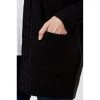 Savannah Longline Classic Cardigan Black -women's clothing Sales 619200 C 0001 00 4