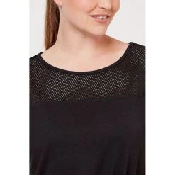 LMA Active Mesh Insert Tee Black