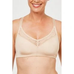 Sash & Rose Wirefree Comfort Bra Warm Beige -women's clothing Sales 620044 C 0250 29