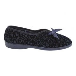 Grosby Valerie 2 Women's Bow Slippers Navy -women's clothing Sales 620623 C 0410 00