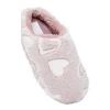 Grosby Margy Women's Heart Plush Slippers Mocha & White -women's clothing Sales 620650 C 1260 20 4