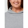 Khoko Plus Funnel Neck Sweat Top Mid Grey