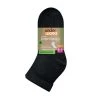 Underworks 3 Pack Organic Bamboo Ankle Boot Socks Black -women's clothing Sales 621058 C 0001 00