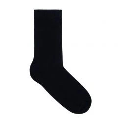 Underworks 3 Pack Organic Bamboo Casual Crew Socks Black