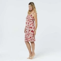 Leona Edmiston Ruby Carnation Nightie Pink -women's clothing Sales 621270 C 0650 00