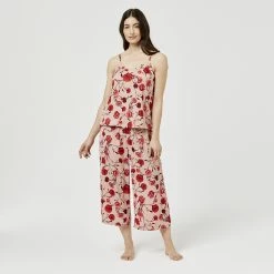 Leona Edmiston Ruby Carnation Cami Set Pink -women's clothing Sales 621271 C 0650 00