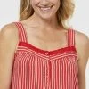 Leona Edmiston Ruby Candy Stripe Nightie Pink & Red -women's clothing Sales 621273 C 1651 30 4