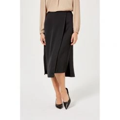 JB Jayson Brunsdon Split Asymmetrical Skirt Black -women's clothing Sales 621293 C 0001 00