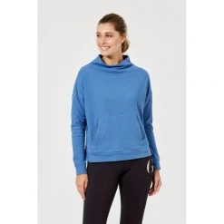 GR Giaan Rooney Funnel Neck Logo Sweat Dust Blue 9 GR Giaan Rooney Funnel Neck Logo Sweat Dust Blue -women's clothing Sales 621359 C 0451 04