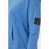 GR Giaan Rooney Funnel Neck Logo Sweat Dust Blue -women's clothing Sales 621359 C 0451 04 4