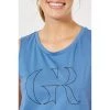 GR Giaan Rooney Logo Tank Dust Blue