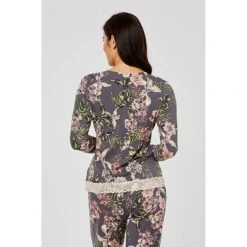 Jane Lamerton Winter Floral Lace Jersey Top Floral -women's clothing Sales 621394 C 0962 38 3