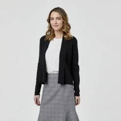 Jane Lamerton Shawl Cardigan Black -women's clothing Sales 621402 C 0001 00 2