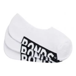Bonds Logo Sneaker Socks 3 Pack Black