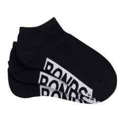 Bonds Logo Low Cut Socks 3 Pack Black