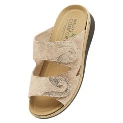 Natural Comfort Beatrice Women's Wedged Slide Champagne