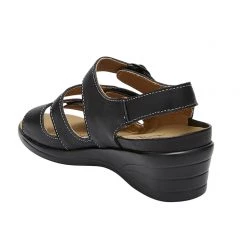Natural Comfort Ashland Women's Wedged Sandal Black -women's clothing Sales 622171 C 0001 00 2
