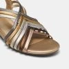 Savannah Angela Women's Wedged Sandal Metallic -women's clothing Sales 622175 C 1960 00 4