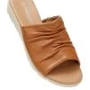 Savannah Ariela Women's Wedged Slide Tan -women's clothing Sales 622176 C 0921 66 4