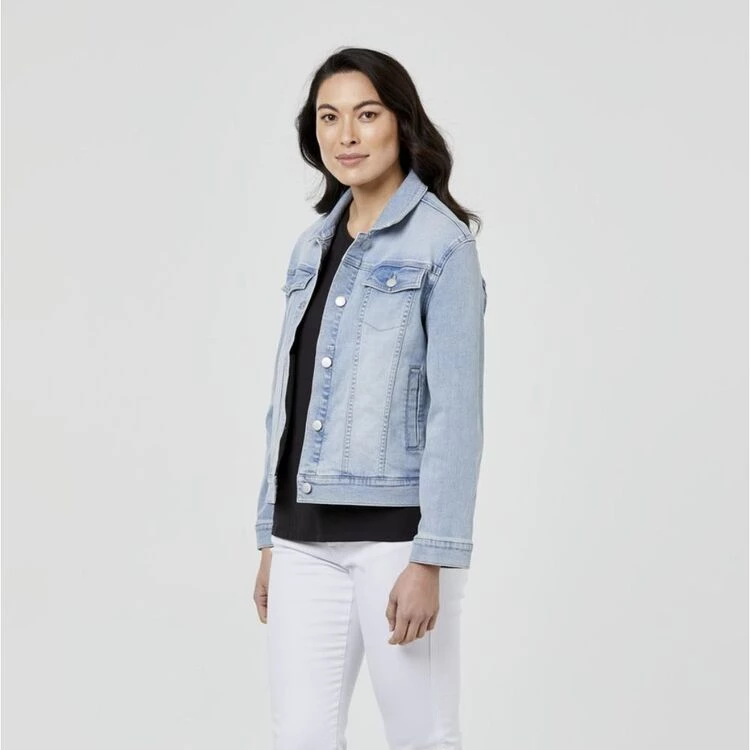 Khoko Denim Denim Jacket Bleach Wash 5 Khoko Denim Denim Jacket Bleach Wash - Image 3