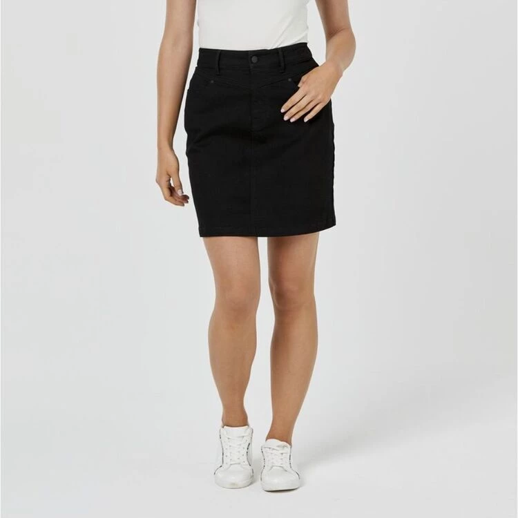Khoko Denim Denim Skirt Black 6 Khoko Denim Denim Skirt Black - Image 4