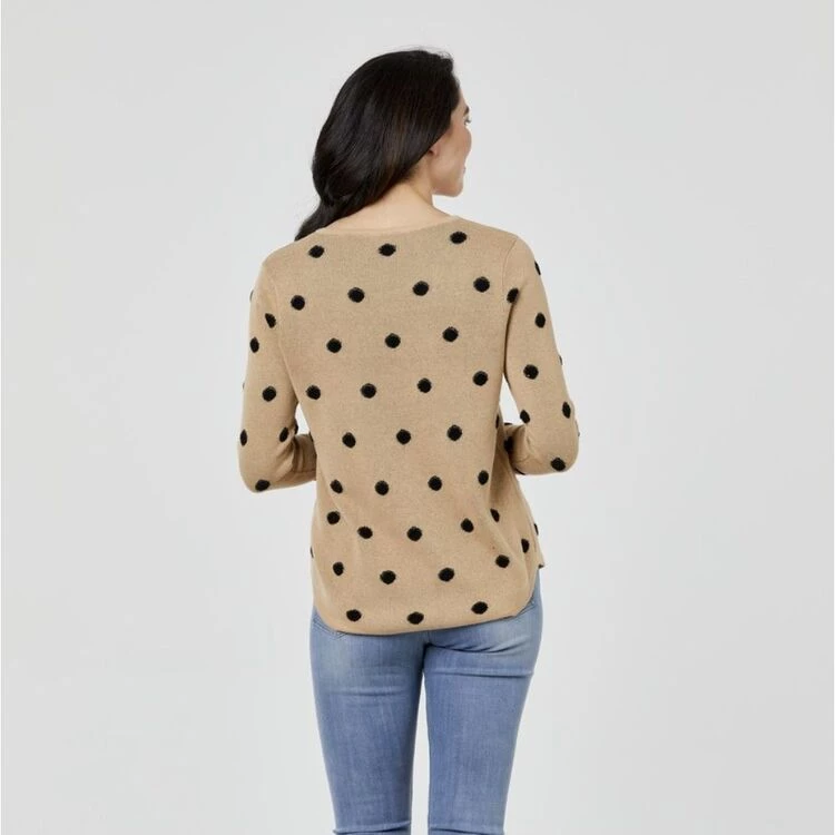 Khoko Collection Spot Jumper Camel 4 Khoko Collection Spot Jumper Camel - Image 2