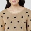 Khoko Collection Spot Jumper Camel