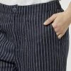 Khoko Collection Linen Pants Ink Stripe