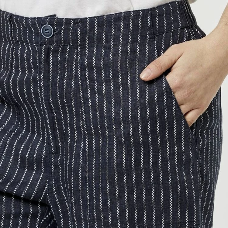 Khoko Collection Linen Pants Ink Stripe 3 Khoko Collection Linen Pants Ink Stripe
