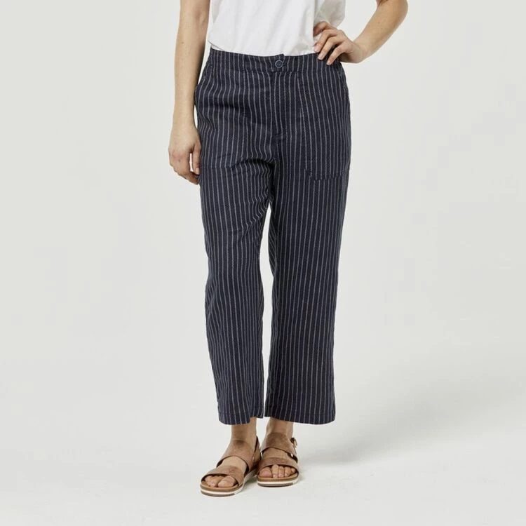 Khoko Collection Linen Pants Ink Stripe 6 Khoko Collection Linen Pants Ink Stripe - Image 4