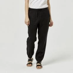 Khoko Collection Linen Jogger Black 9 Khoko Collection Linen Jogger Black -women's clothing Sales 622395 C 0001 00