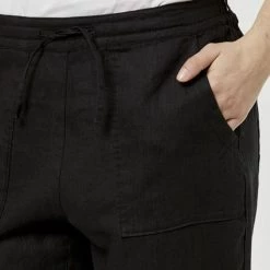 Khoko Collection Linen Jogger Black