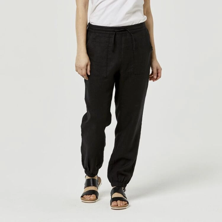 Khoko Collection Linen Jogger Black 6 Khoko Collection Linen Jogger Black - Image 4