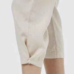 Khoko Collection Relaxed Linen Pants Stone