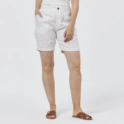 Khoko Collection Linen Shorts Auburn 9 Khoko Collection Linen Shorts Auburn -women's clothing Sales 622397 C 0960 23