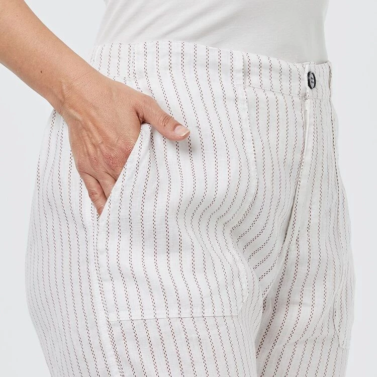 Khoko Collection Linen Shorts Auburn 3 Khoko Collection Linen Shorts Auburn