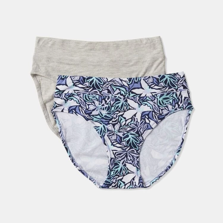 Ambra Smooth Lines Hi Cut 2 Pack Grey & Lilac 3 Ambra Smooth Lines Hi Cut 2 Pack Grey & Lilac