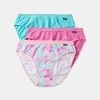 Underworks Hi Cut 3 Pack Green & Pink -women's clothing Sales 622677 C 1300 41