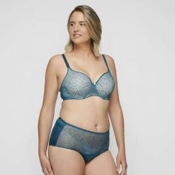 Berlei Lift & Shape Lace T-shirt Bra Teal