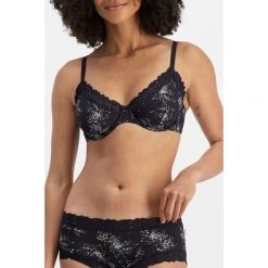 Jockey Classic Parisienne Underwire Bra Black -women's clothing Sales 622813 C 0001 00