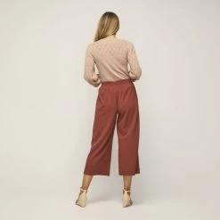 Leona Edmiston Ruby Wide Leg Woven Pant Amber -women's clothing Sales 622995 C 0810 02 3