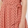 Leona Edmiston Ruby Pleat Picnic Dress Tan & Black