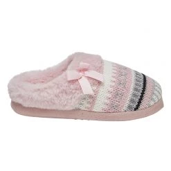 Sash & Rose Women's Lurex Knit Bow Scuff Slipper Gift Boxed Pink 9 Sash & Rose Women's Lurex Knit Bow Scuff Slipper Gift Boxed Pink -women's clothing Sales 623017 C 0650 00