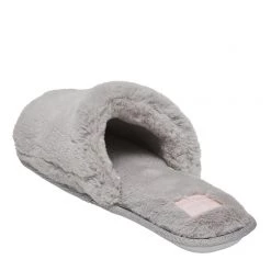Sash & Rose Mandy Women's Plush Slide Slipper Grey -women's clothing Sales 623019 C 0020 00 2