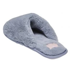 Sash & Rose Margie Women's Plush Scuff Slipper Blue -women's clothing Sales 623020 C 0400 00 2