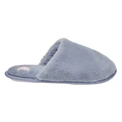 Sash & Rose Margie Women's Plush Scuff Slipper Blue -women's clothing Sales 623020 C 0400 00