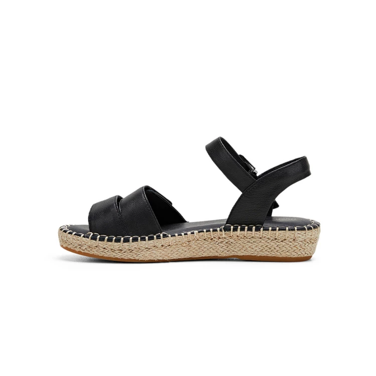 Hush Puppies Beach Women's Espadrille Sandal Black 4 Hush Puppies Beach Women's Espadrille Sandal Black - Image 2