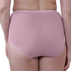 Sloggi 2 Pack Maxi Purple & Cream -women's clothing Sales 623068 C 1500 34 2