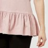 Khoko Collection BCI Cotton Tiered Hem Tee Mauve