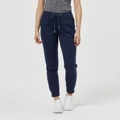 LMA Active French Terry Jogger Navy -women's clothing Sales 623738 C 0410 00